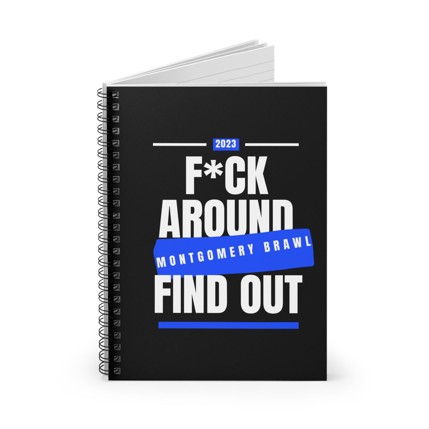 Spiral Notebook (Blue) - Ruled Line