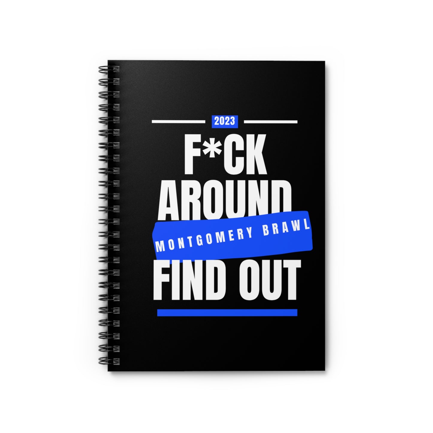 Spiral Notebook (Blue) - Ruled Line