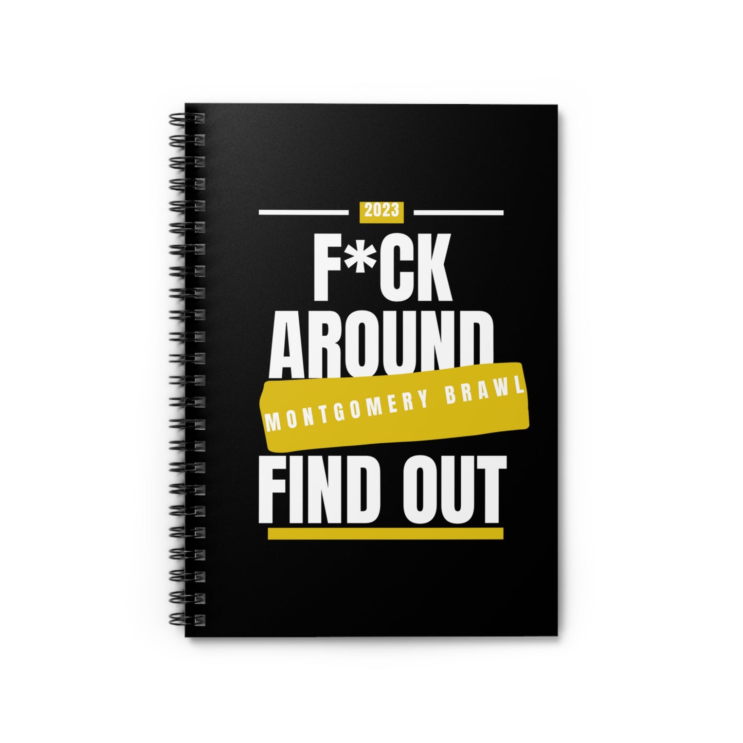 Spiral Notebook (Gold) - Ruled Line