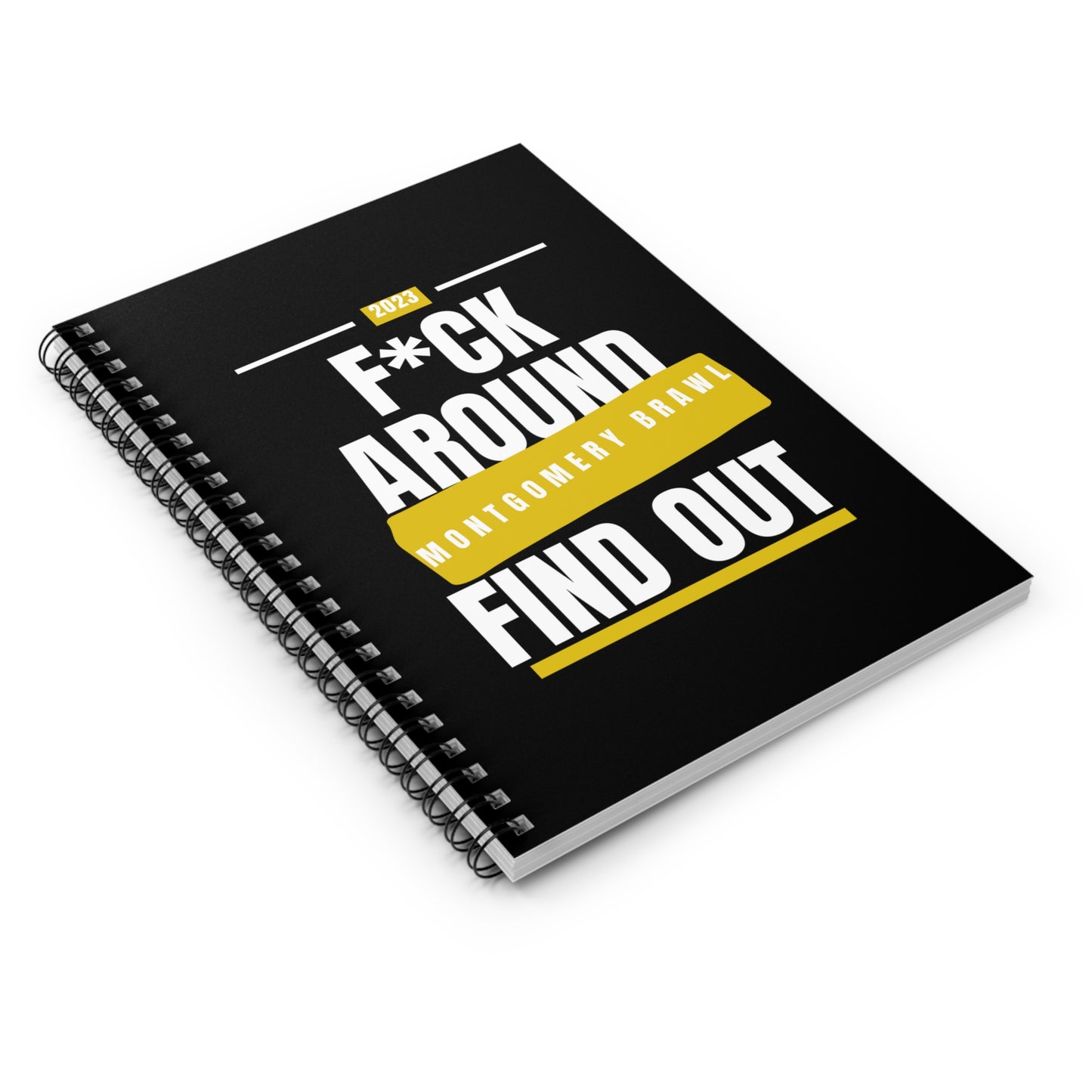 Spiral Notebook (Gold) - Ruled Line